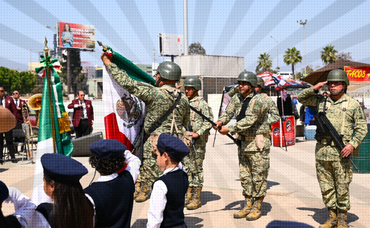 Ayuntamiento de Tijuana realizó ceremonia de incineración y abanderamiento de escoltas de escuelas de nivel preescolar