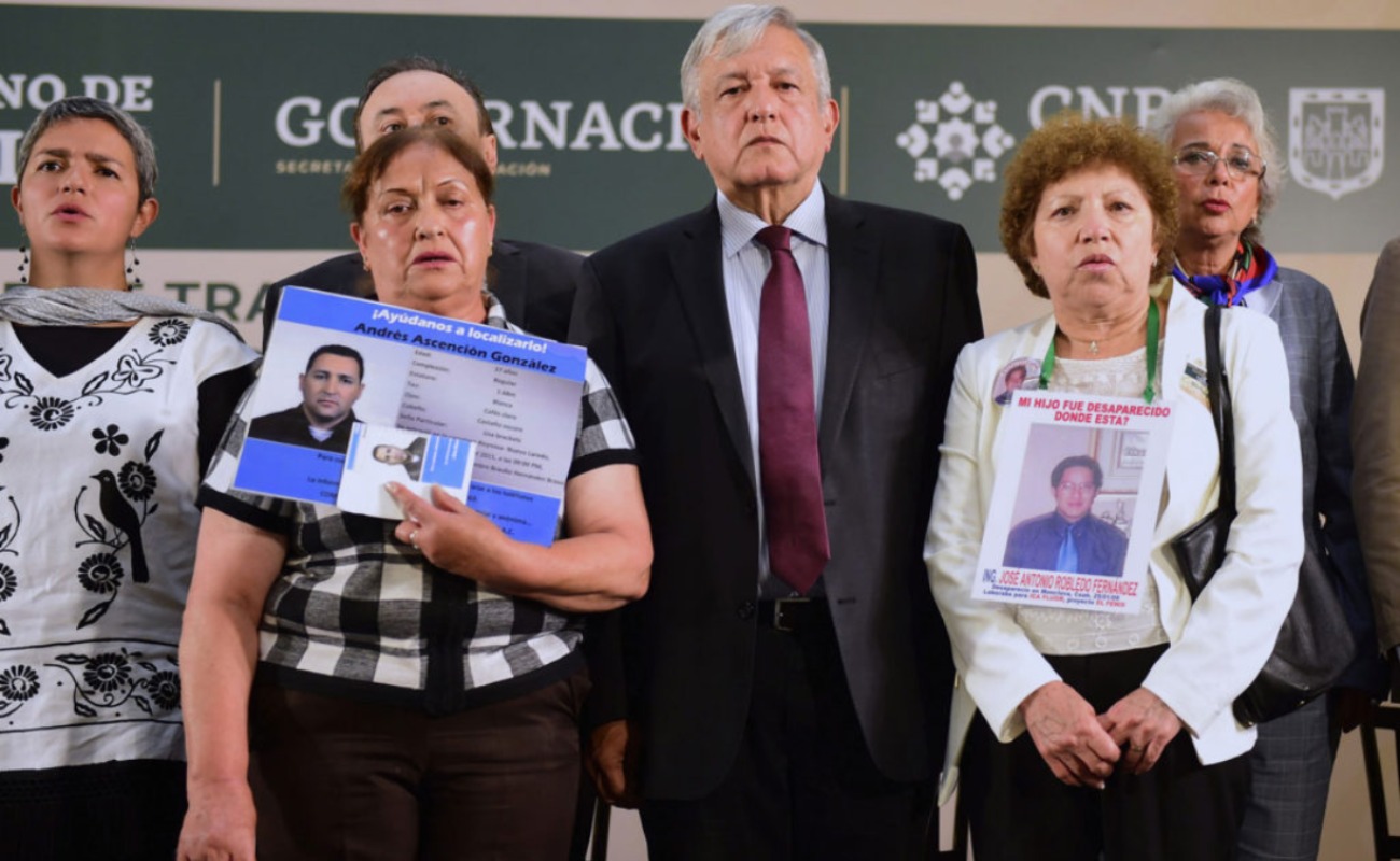 "No voy a ocultarme" ante el problema de los desaparecidos: AMLO