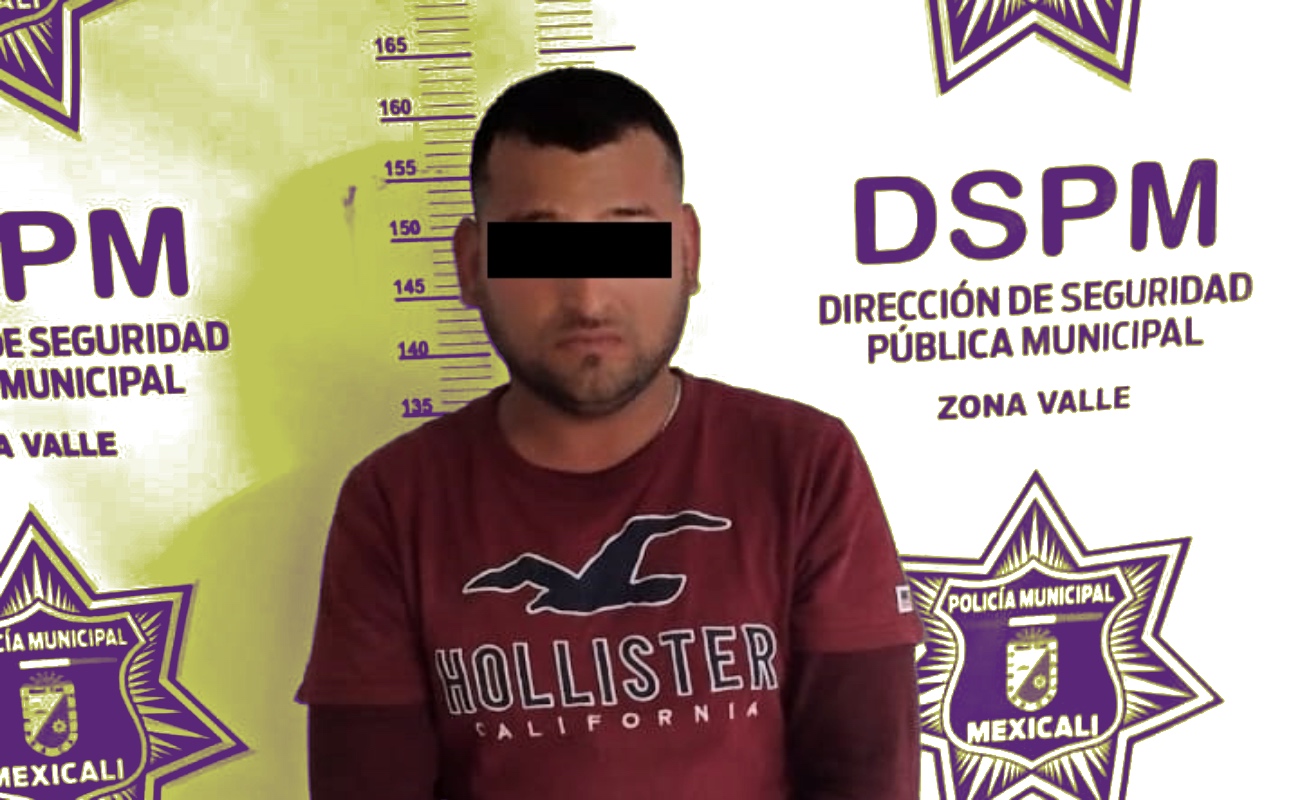 Detienen joven en posesión de metanfetamina