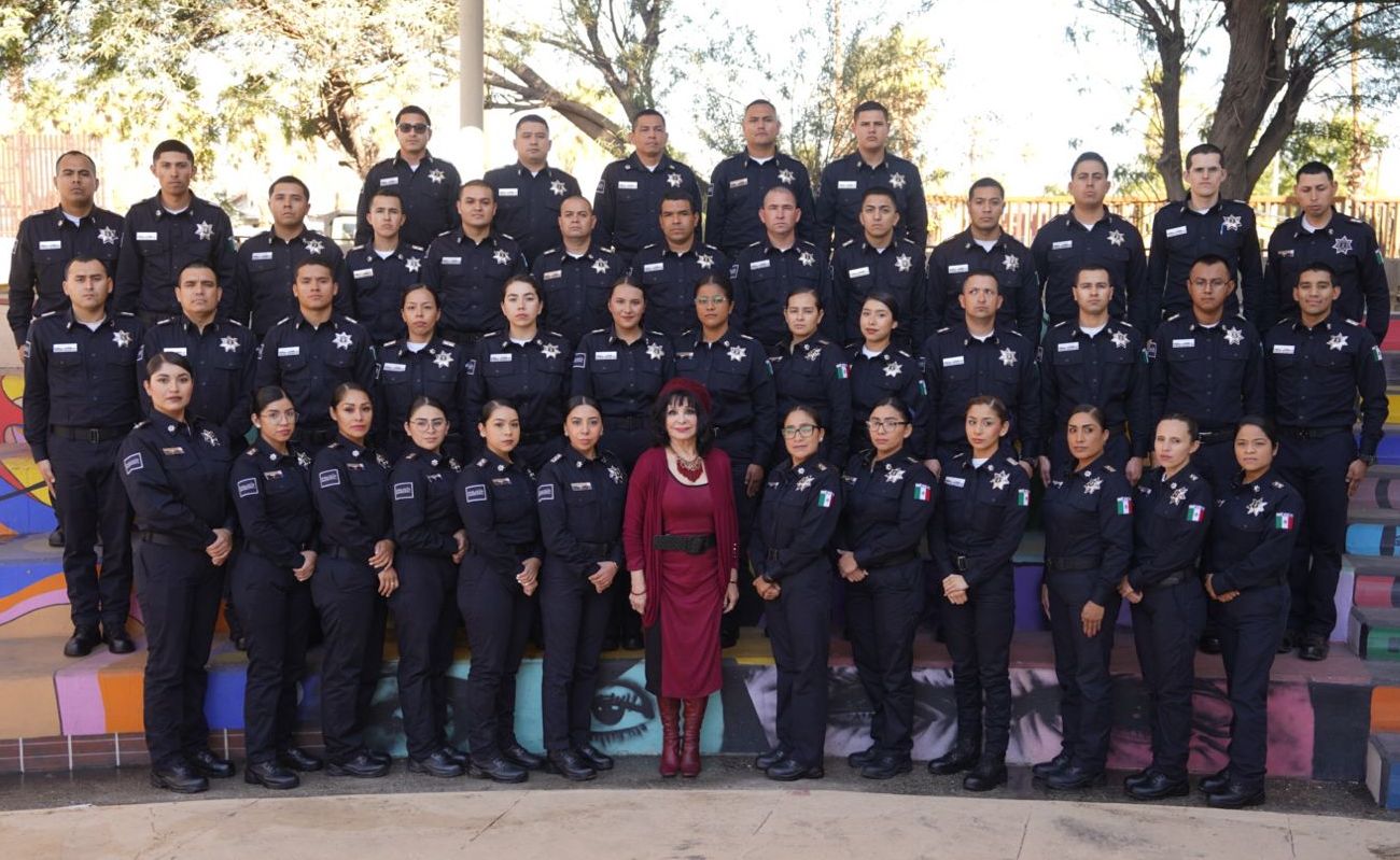 Celebran en Mexicali la incorporación de 43 nuevos elementos a la Policía Municipal