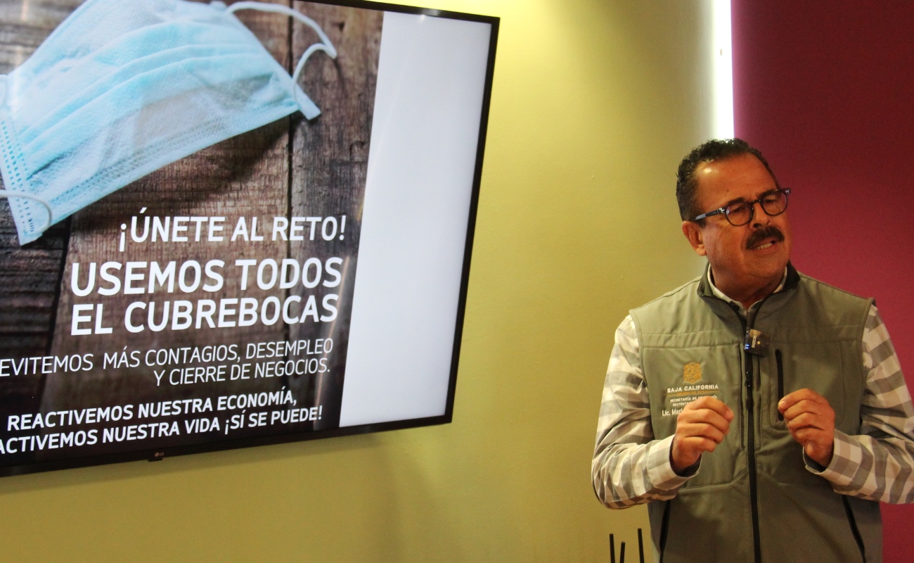 Anuncia Mario Escobedo campaña para promover uso de cubrebocas