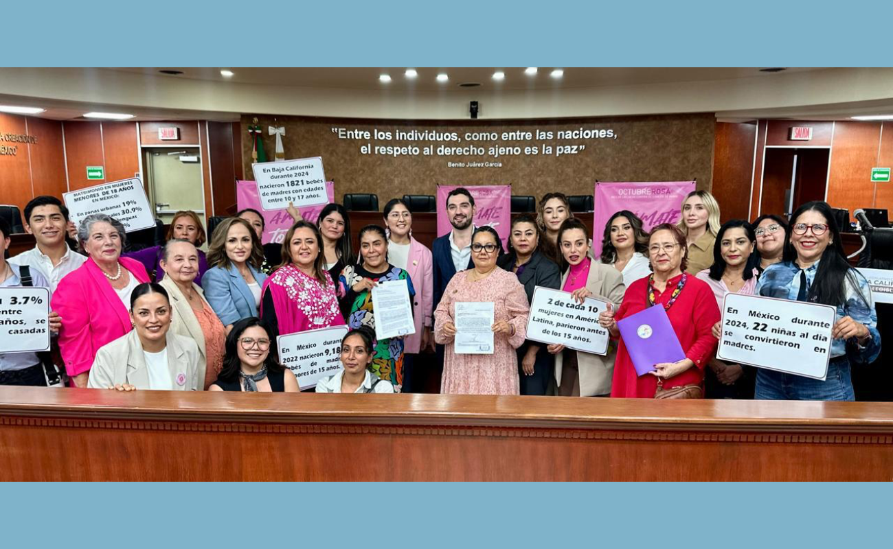 Presentan iniciativa contra el Matrimonio Infantil y la cohabitación forzada en Baja California