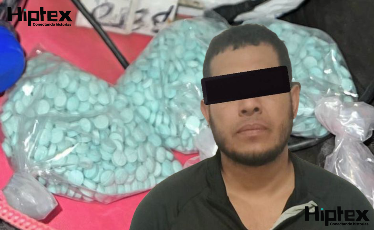 Cae Luis Miguel “cargado” con mil 500 pastillas de fentanilo