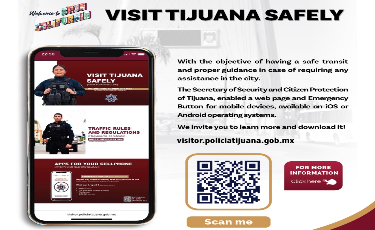 Crean aplicación informativa para visitantes de Estados Unidos en Tijuana