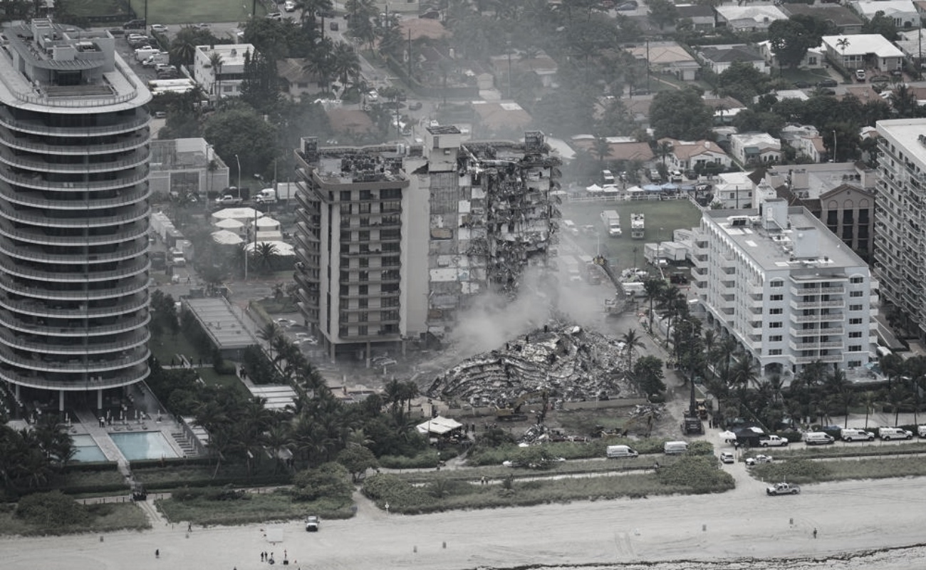 Reveló reporte del 2018 daños graves en edificio colapsado en Miami
