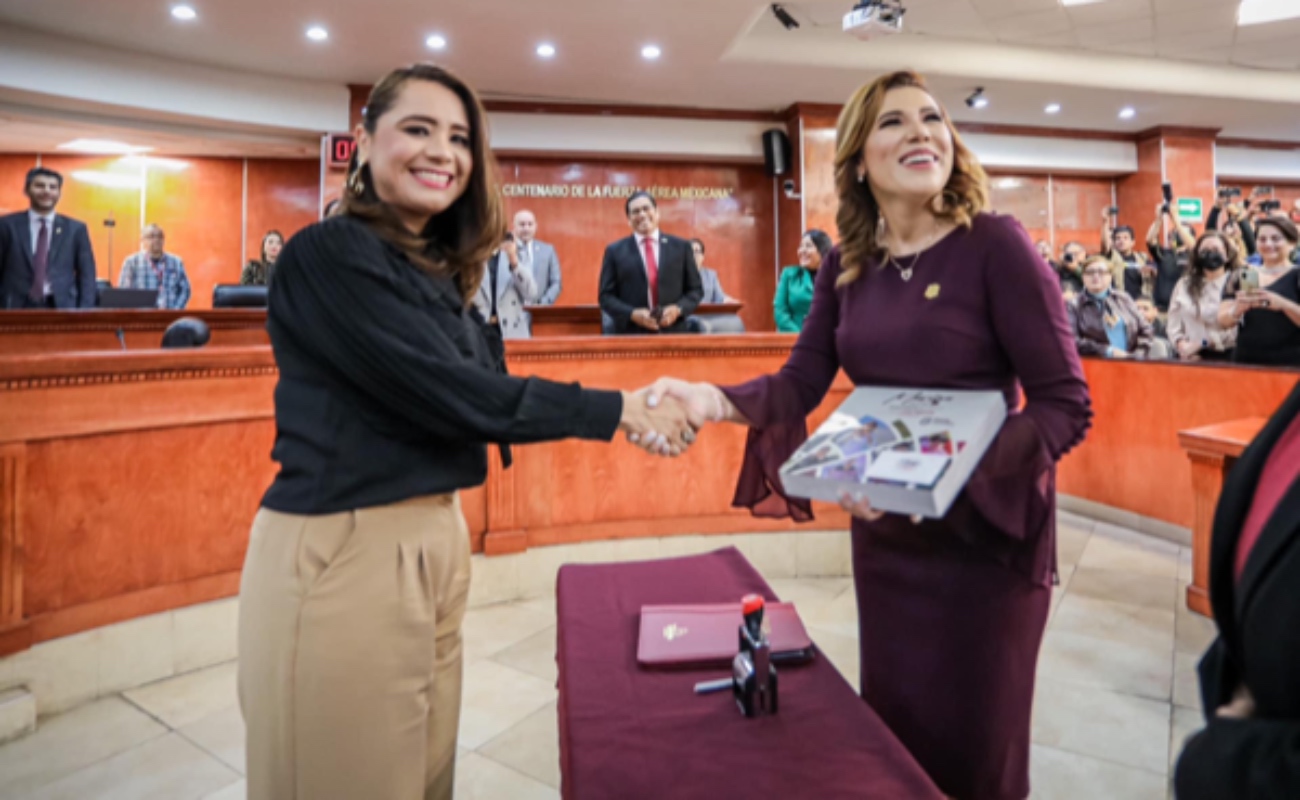 Recibe Congreso del Estado Primer Informe de la gobernadora Marina del Pilar Ávila