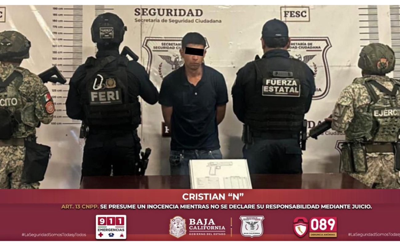 En despliegue operativo, FESC detiene a dos generadores de violencia; aseguran armas y cartuchos