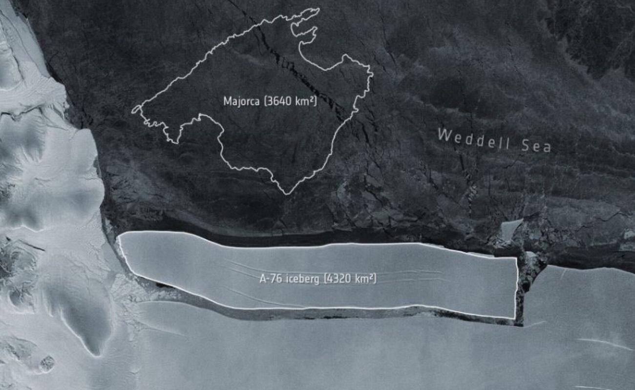 Un iceberg más grande que Long Island se desprendió de la Antártida por el calentamiento