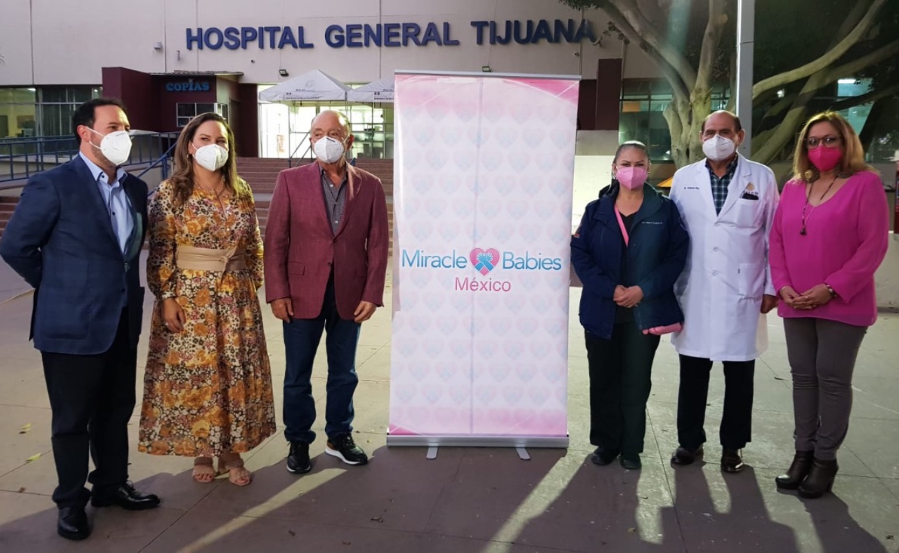 Recibe Hospital General de Tijuana recursos para adquirir una incubadora