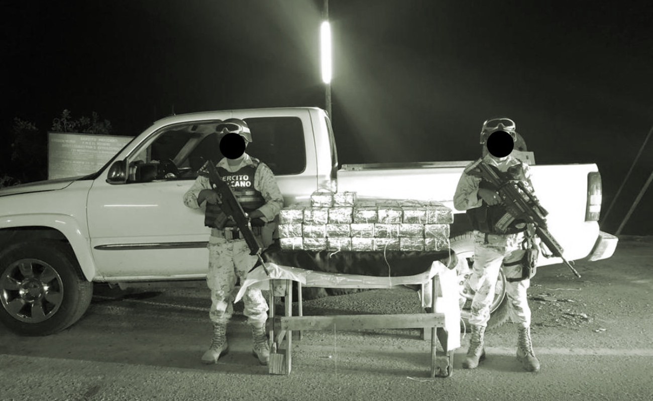 Decomisa Ejército 250 kilogramos de cristal, cocaína y fentanilo