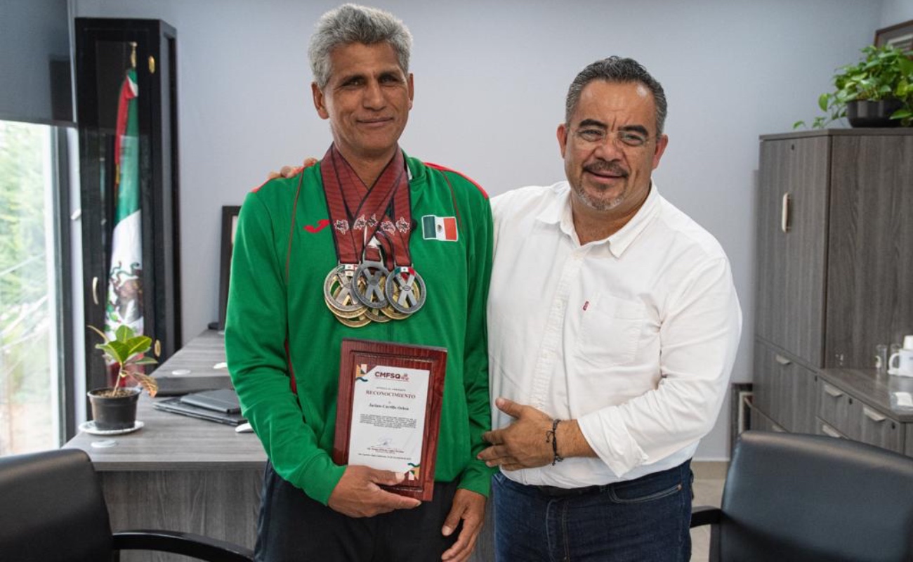 Reconoce Gobierno Municipal a Jacinto Carrillo por logros deportivos