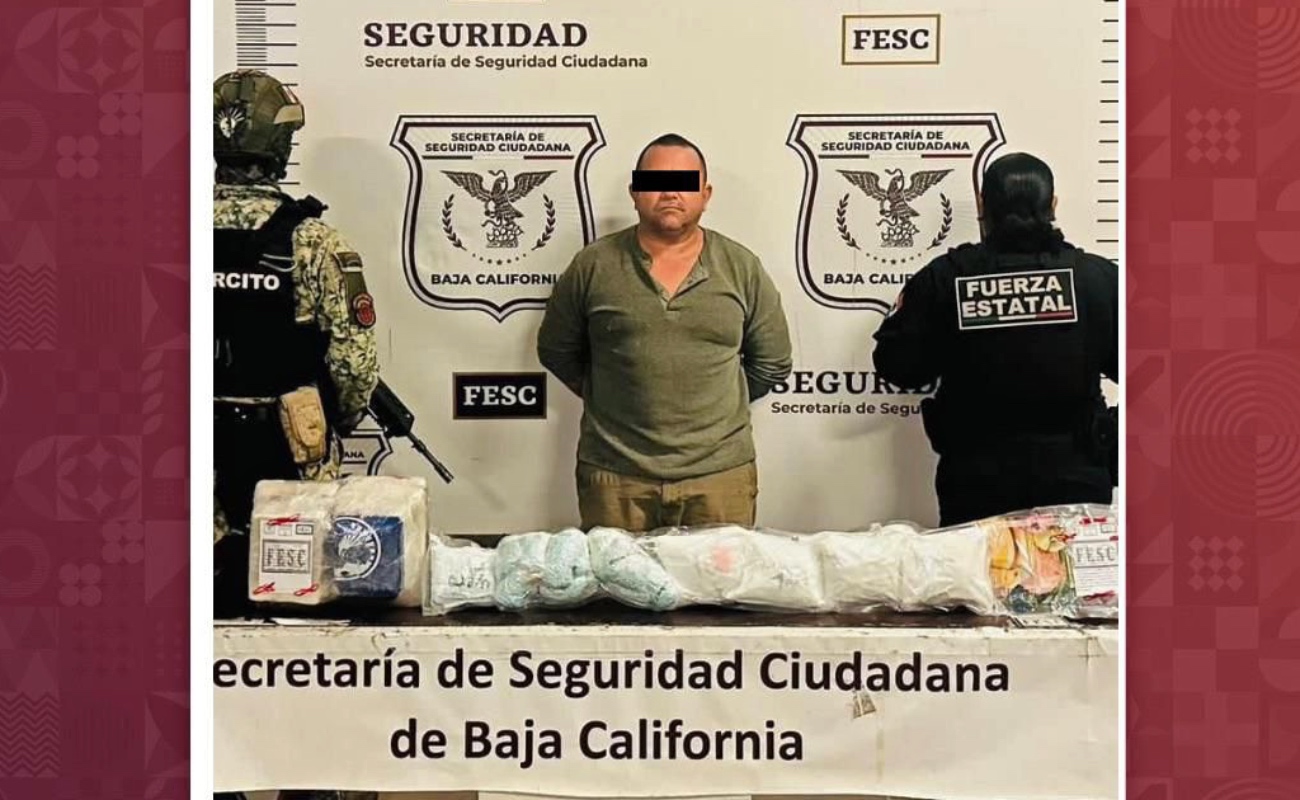 Fuerza Estatal y SEDENA aseguran en Tijuana fentanilo en polvo y pastillas