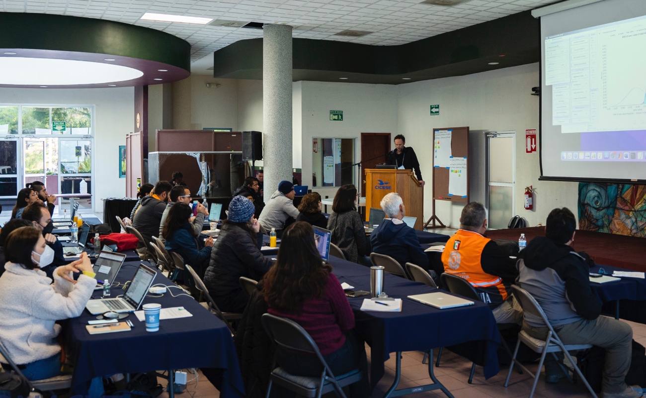 Imparten taller de pronóstico de réplicas de sismos en el CICESE