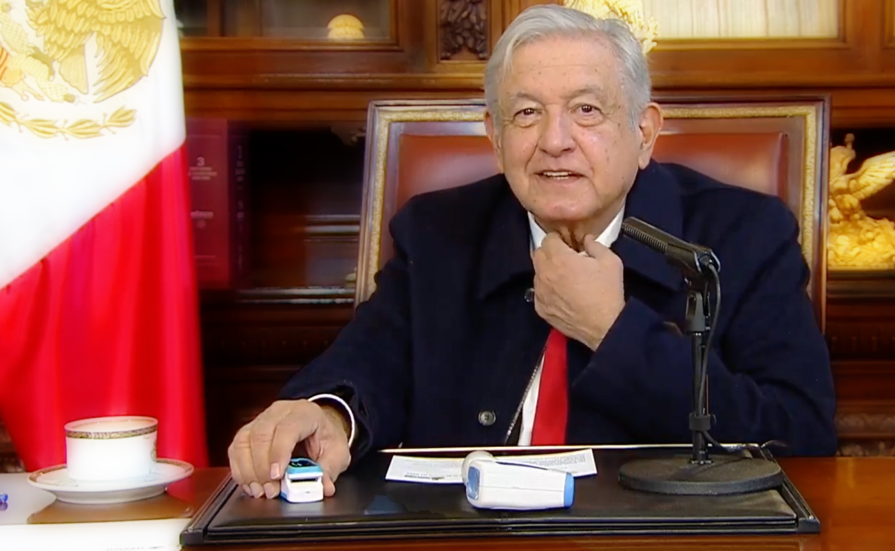 Asegura López Obrador sentirse bien tras contagiarse de Covid-19, pide “no espantarse”