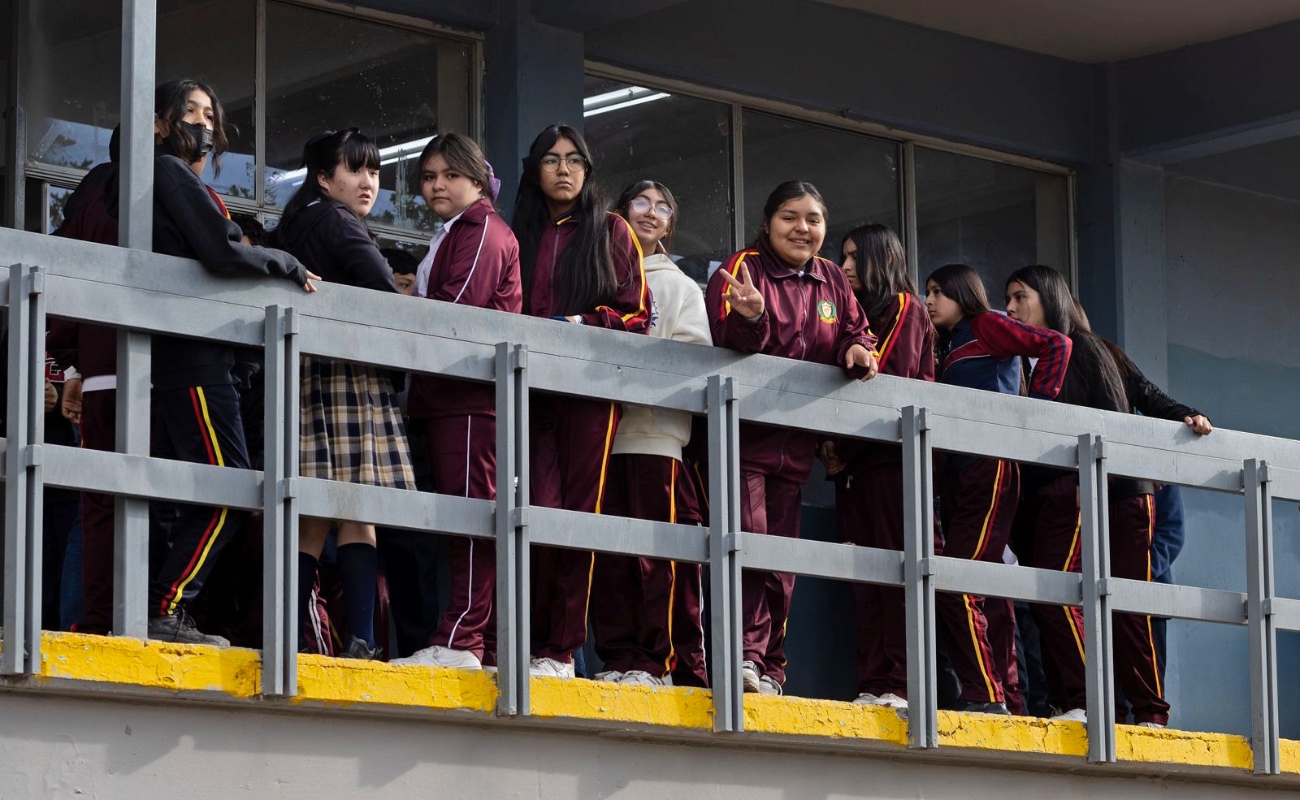 Participan alumnos de secundaria en la primera jornada nacional de la campaña “Aléjate de las drogas. el fentanilo te mata”