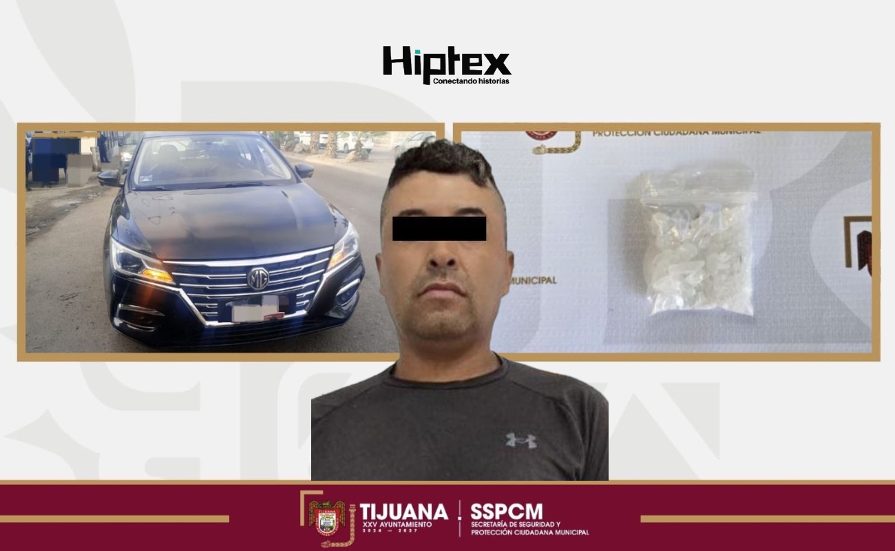 Arresta Policía Municipal a sujeto vinculado a hecho delictivo y asegura droga