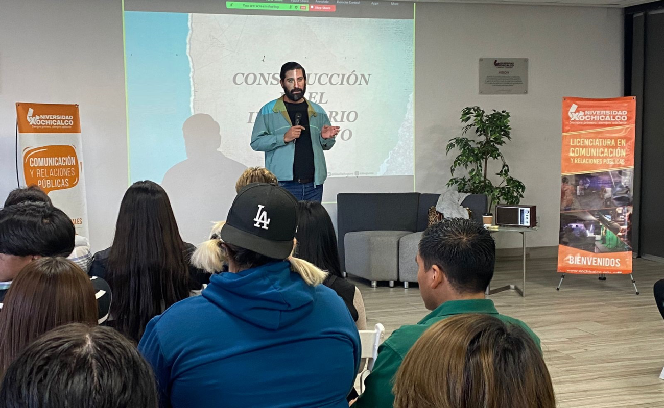 Presenta Juan Carlos Hank programa “Enlace Tijuana” a estudiantes universitarios