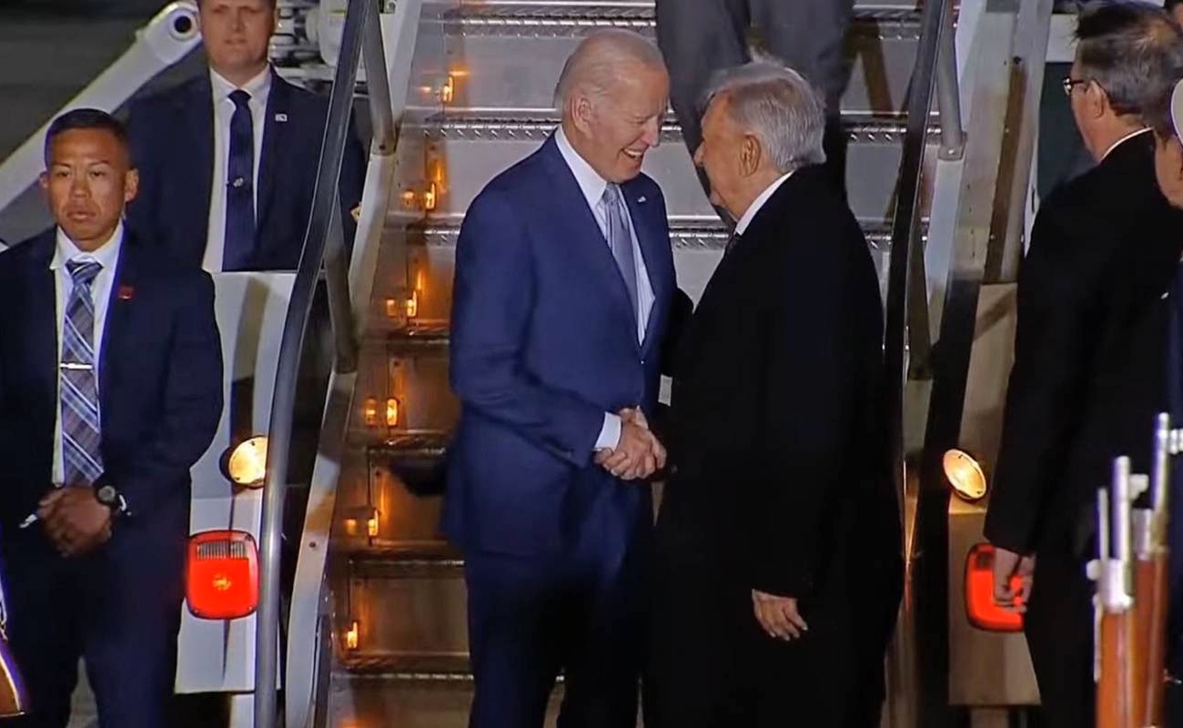 Llega Joe Biden a México para la Cumbre de Líderes de América del Norte