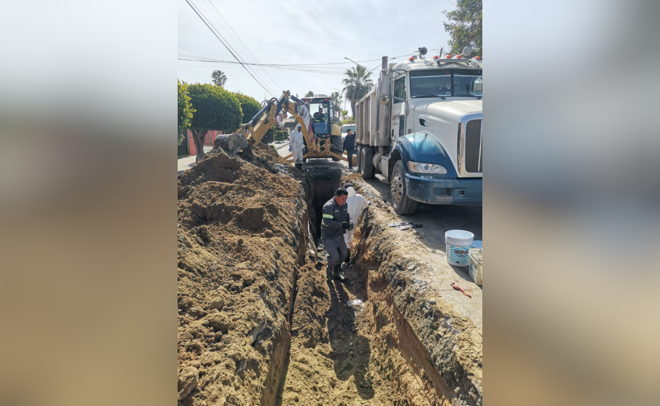 Rehabilita CESPT red sanitaria en fraccionamiento El Mirador