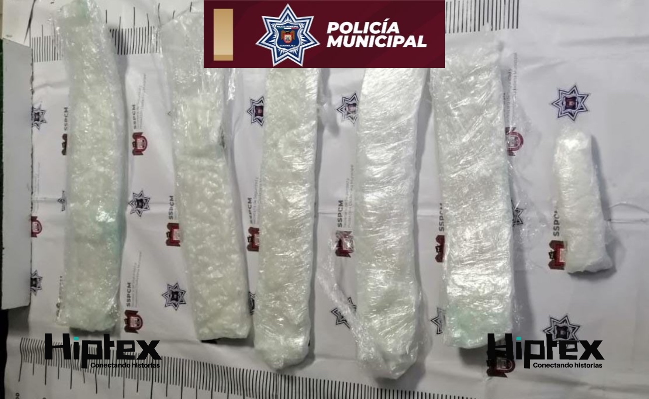 Decomisa Policía Municipal más de 11 kilos “cristal” en caso de “mula ciega”