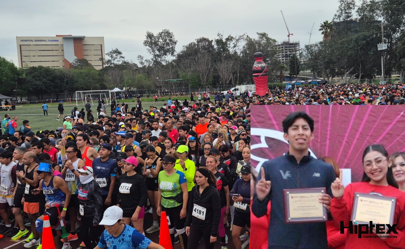 Cierra Tijuana calendario deportivo 2025 con la Carrera Atlética de Fin de Año