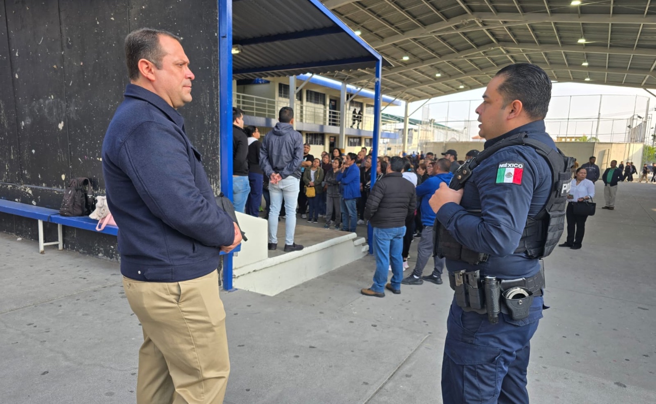 Acude SSPCM a plantel escolar para concientizar al estudiantado sobre falsas amenazas y posible comisión de delitos