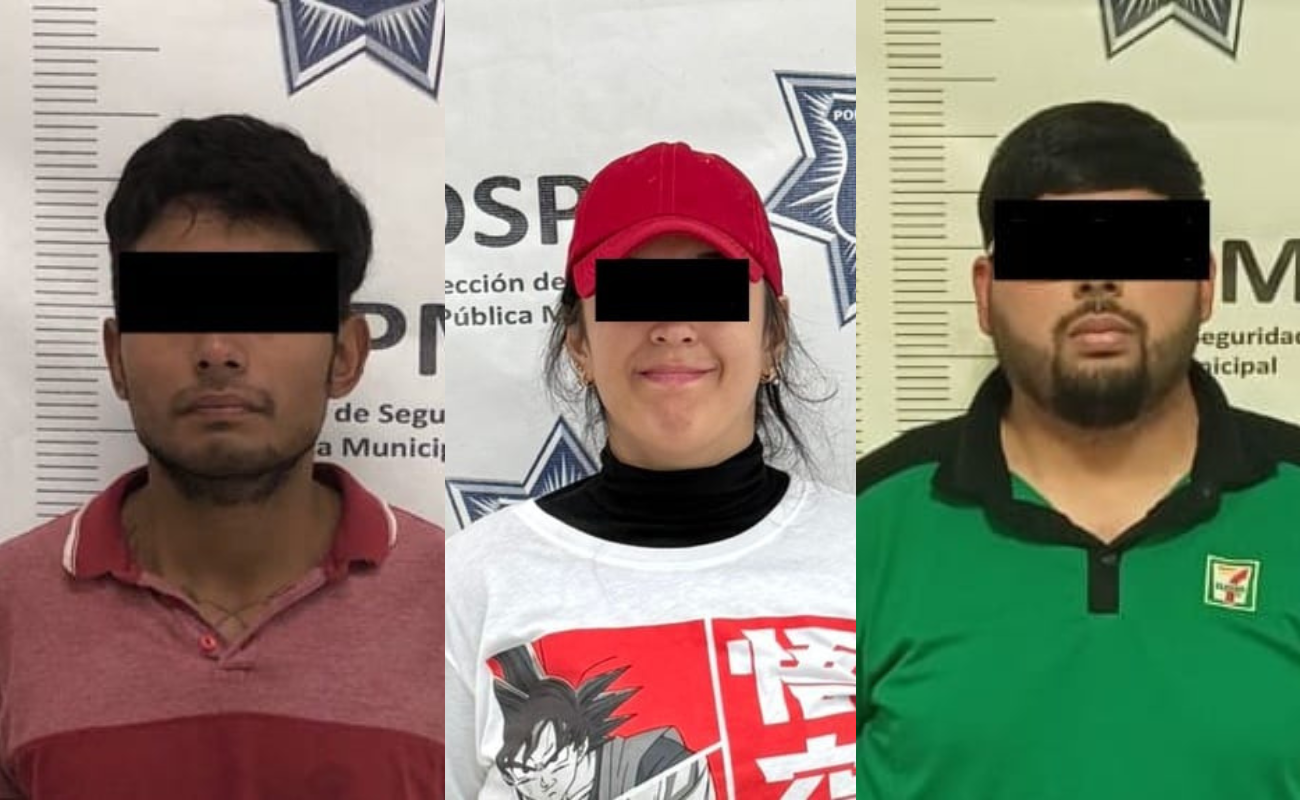 Agentes municipales detienen en diferentes hechos a tres personas por robo