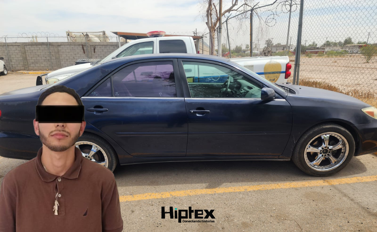 Luis Heriberto “N”, de 23 años de edad, fue puesto a disposición de las autoridades correspondientes.