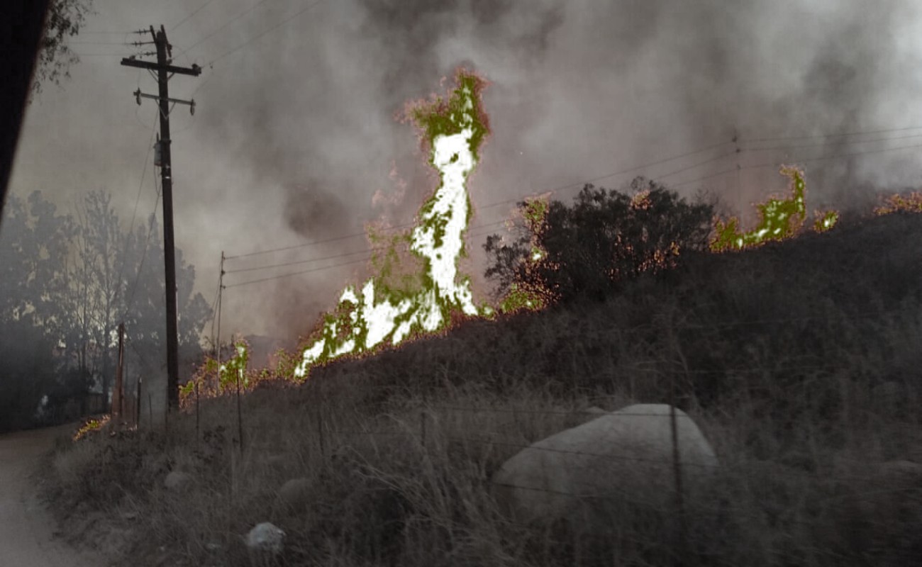 Un albergue infantil es amenazado por un incendio de la colonia Hacienda Los Venados