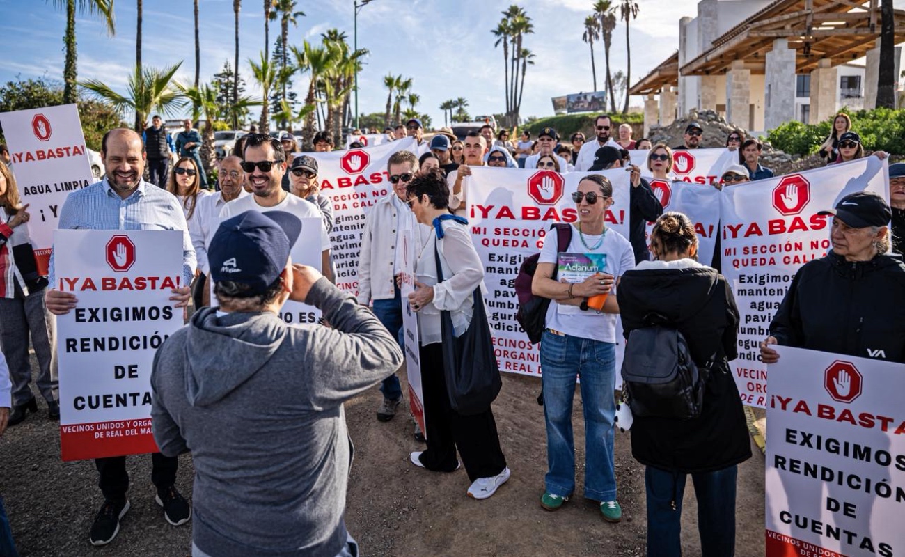Protestan vecinos de Real del Mar contra Frisa por deficiencias en servicios