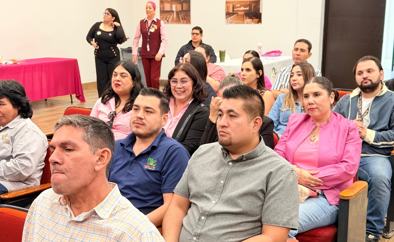 Con motivo del Día de la Salud Mental, 107 trabajadores participaron en pláticas sobre manejo del estrés y cuidado emocional.