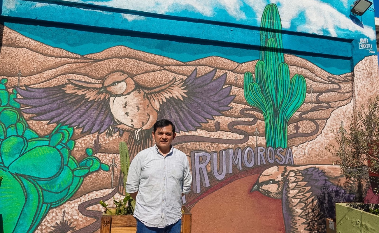 Develan mural inspirado en La Rumorosa en la Plaza "5 y 10" de Tijuana