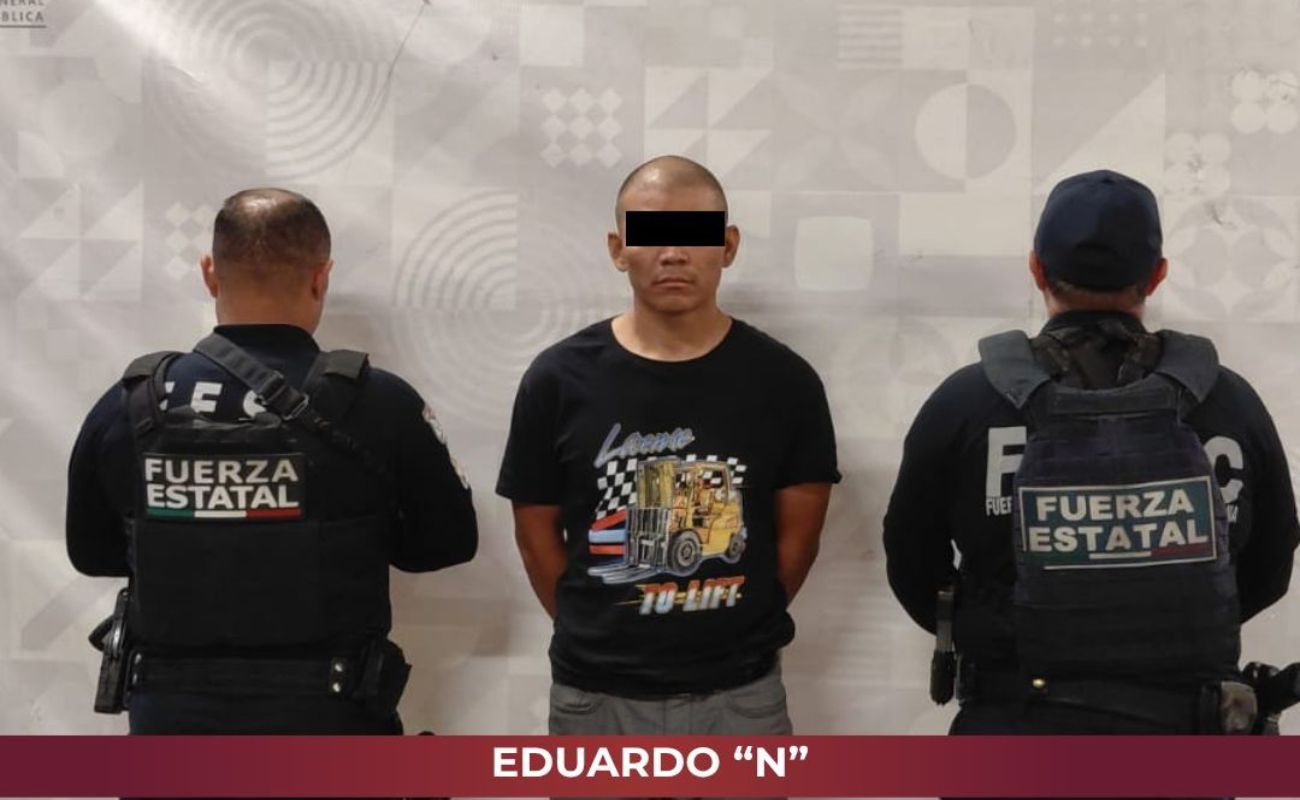 La Fuerza Estatal de Seguridad Ciudadana detuvo a Eduardo “N” en Tijuana por homicidio calificado.