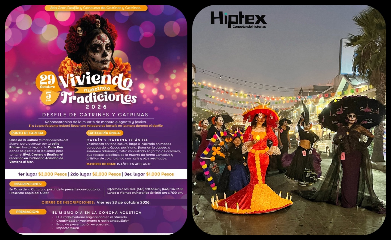 La convocatoria contempla una categoría única de catrín y catrina clásica y el 23 de octubre vence el plazo para registrarse.