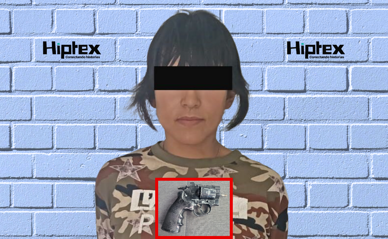 Andrea “N” de 26 años de edad, la detenida.