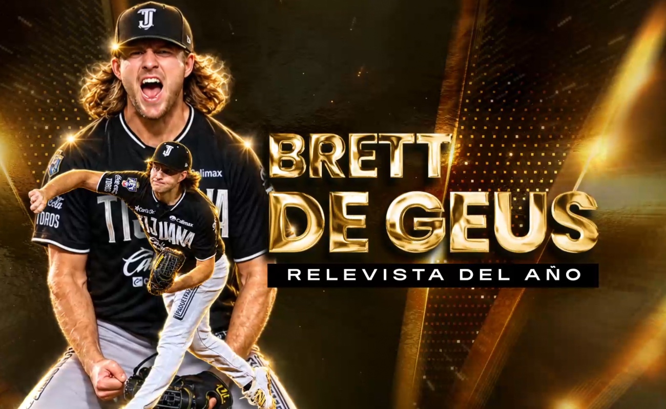 Brett de Geus es el Relevista del Año en la LMB