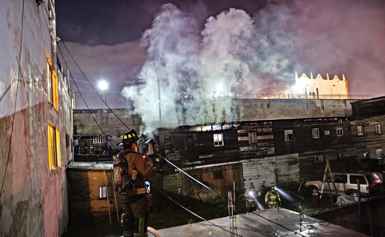 Incendio consume cuartería en la Zona Norte