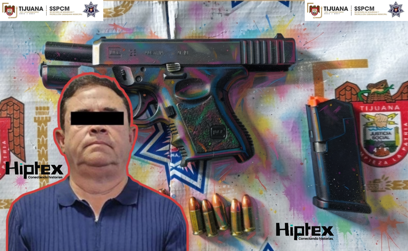 Arrestan a hombre por amenazar con arma de fuego en discusión vial