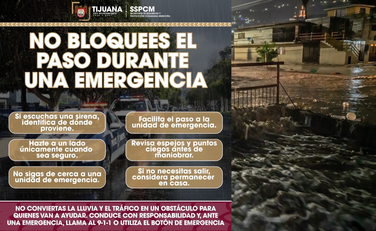 Se exhorta a conducir con responsabilidad.