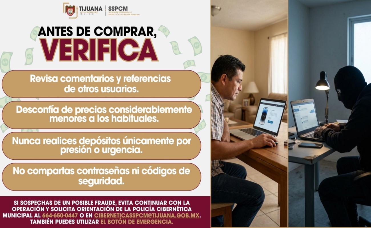Exhorta la SSPCM a extremar precauciones al realizar compras en redes sociales