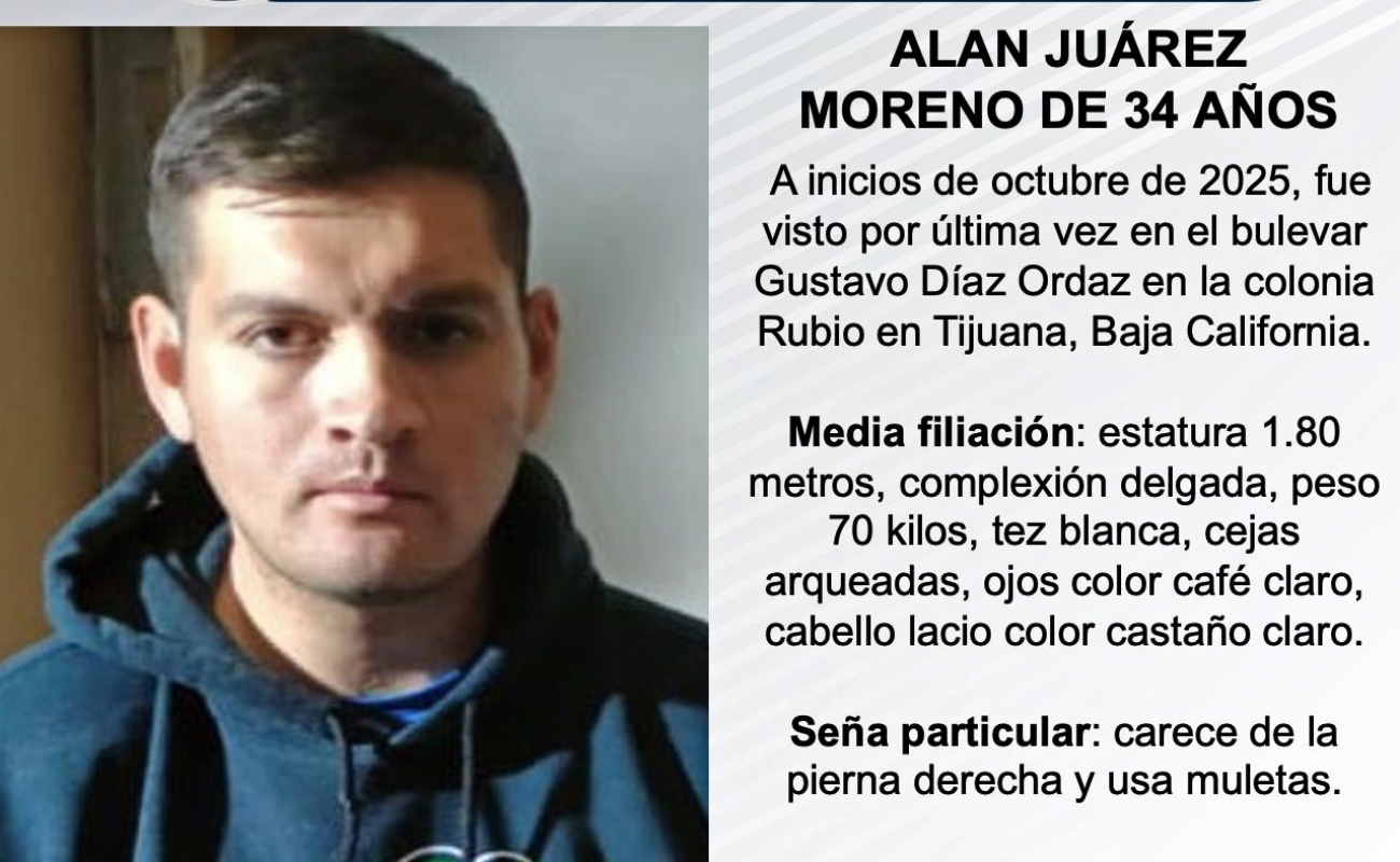 Se solicita información al (664) 683-9643, 911 o 089.