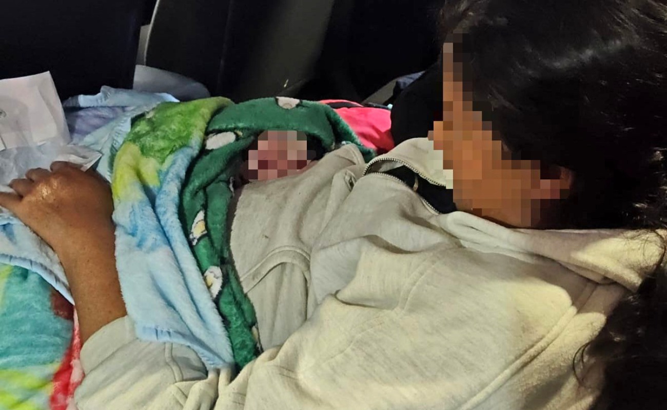 La madre fue trasladada a la Cruz Roja para su atención.