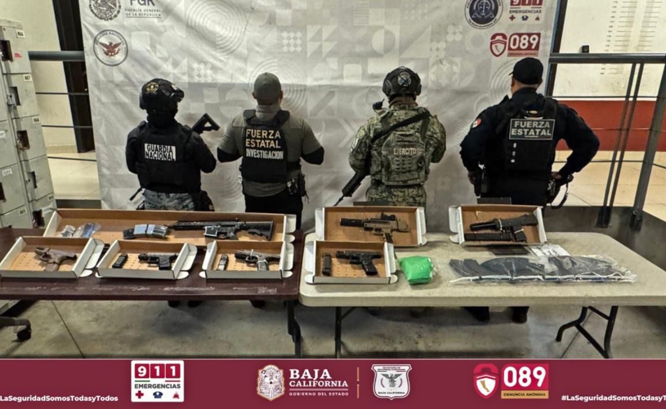 Agentes de la FESC en conjunto con DEFENSA y Guardia Nacional trasladaron lo asegurado a FGR.