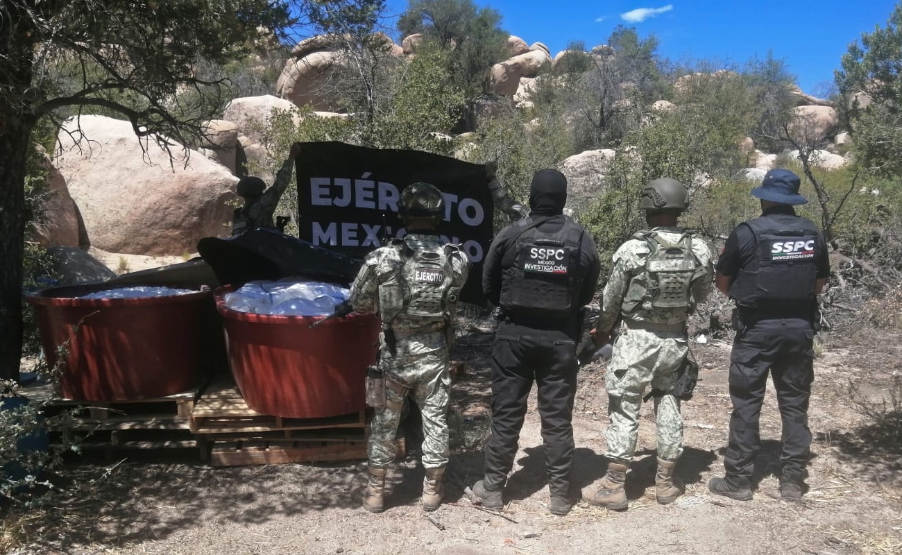 Desmantela Ejército mega laboratorio de drogas en Ensenada