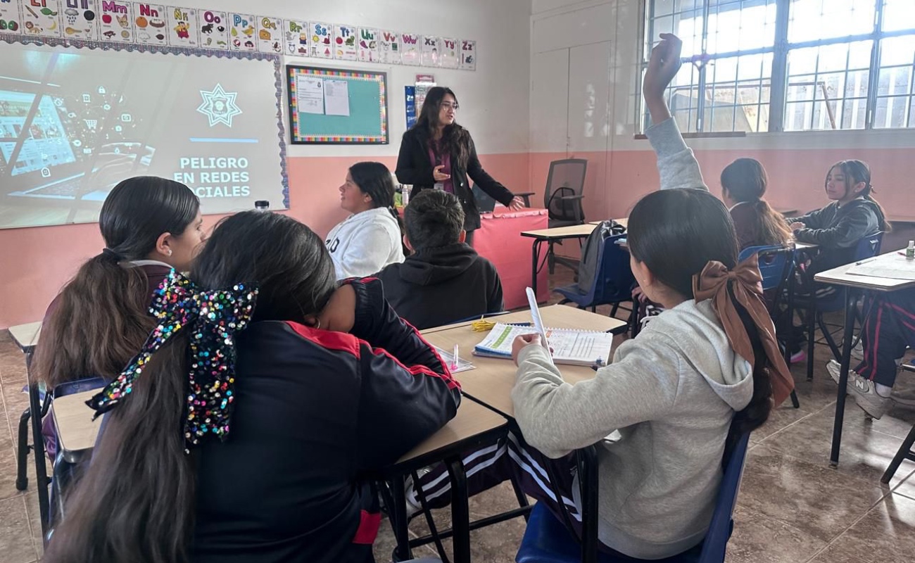 Seguridad Ciudadana refuerza acciones de prevención en planteles educativos de Tecate