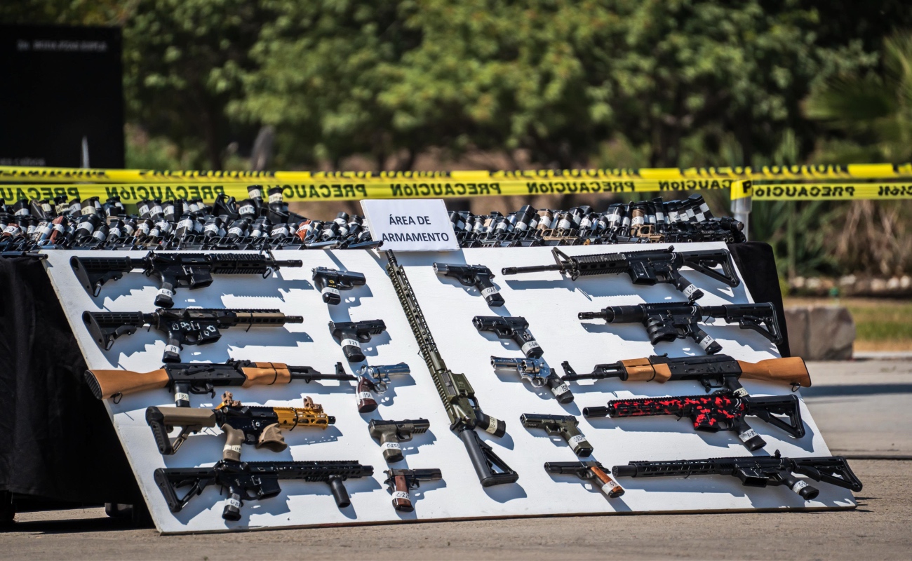 El 70% de las armas destruidas fueron fabricadas en Estados Unidos.