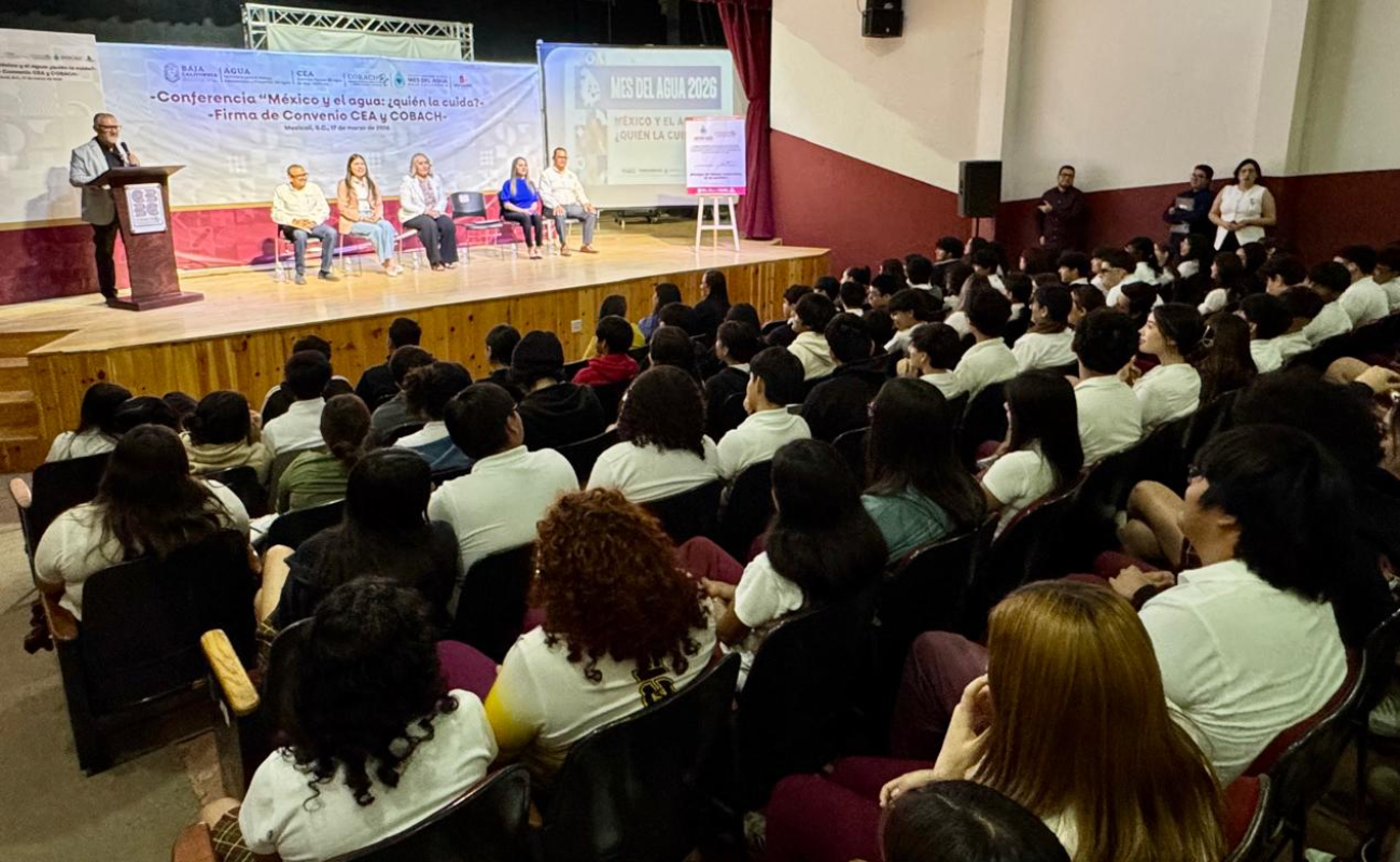 Promueve Secretaría del Agua cuidado del vital líquido entre jóvenes estudiantes