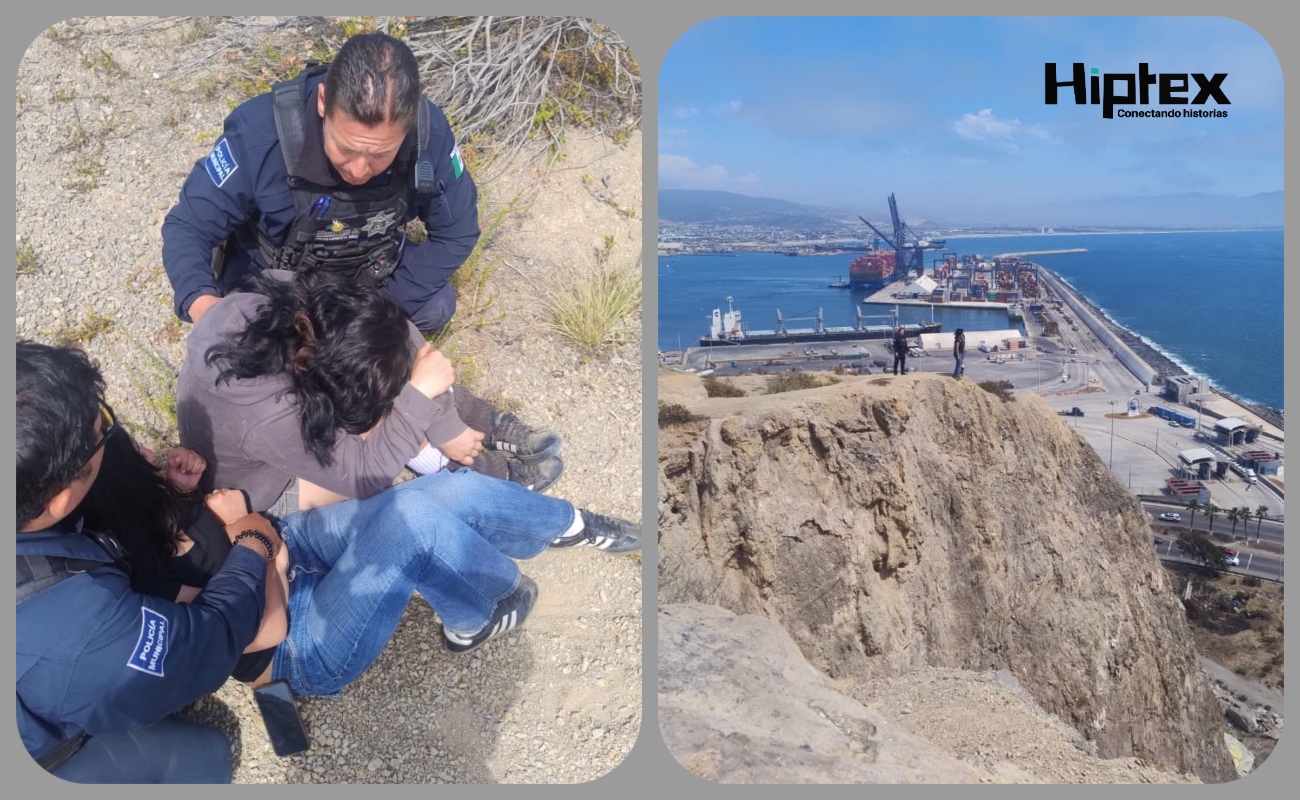 Salvaguarda la DSPM a dos adolescentes en situación de riesgo en el Cerro del Vigía