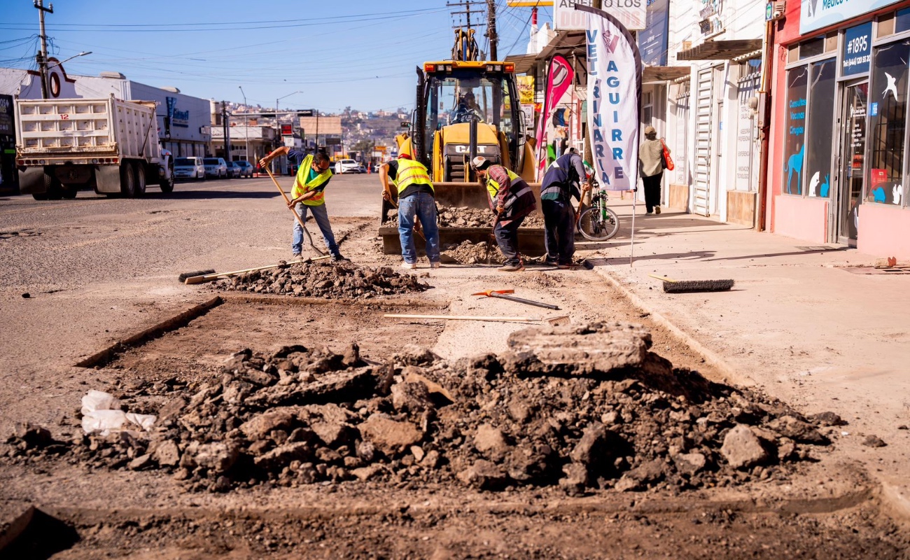 Esta semana se intervendrán al menos nueve calles con una meta de 800 m² de rehabilitación.