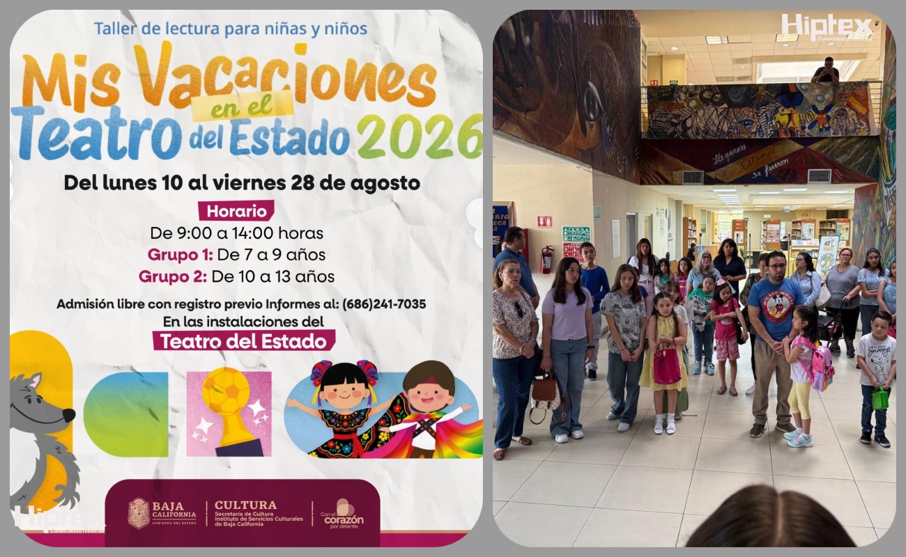 El programa gratuito se realizará del 10 al 28 de agosto en el Teatro del Estado, dirigido a niñas y niños de 7 a 13 años.